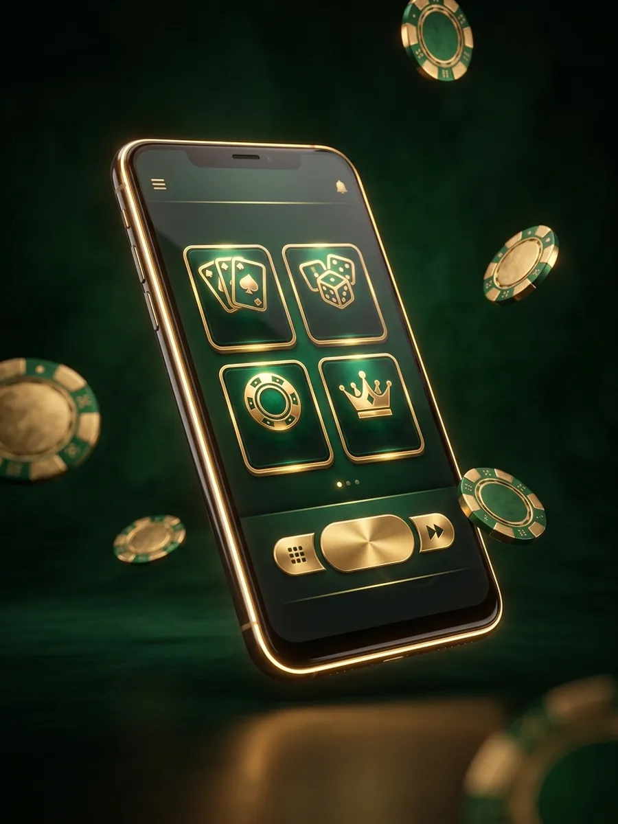 Master Games lobby on an Android phone