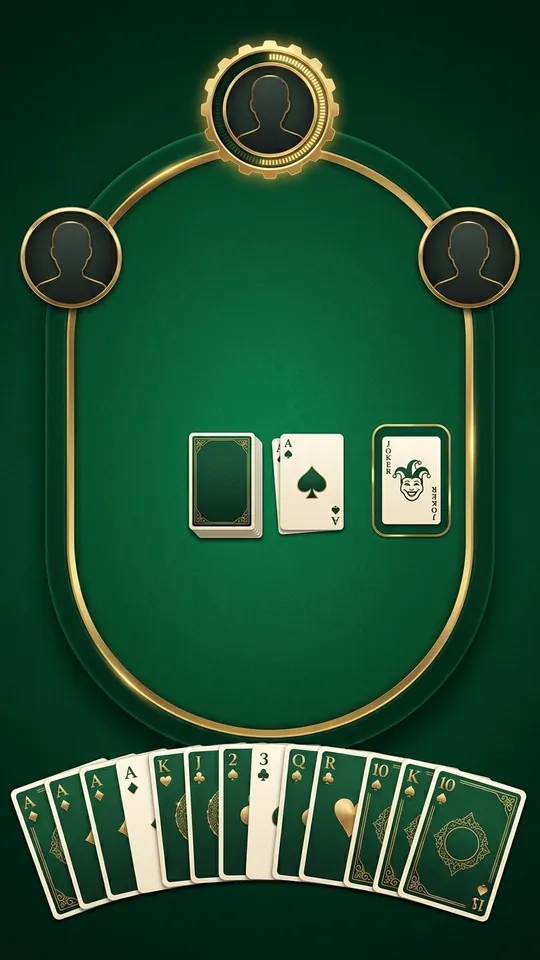 Master Rummy 13-card table