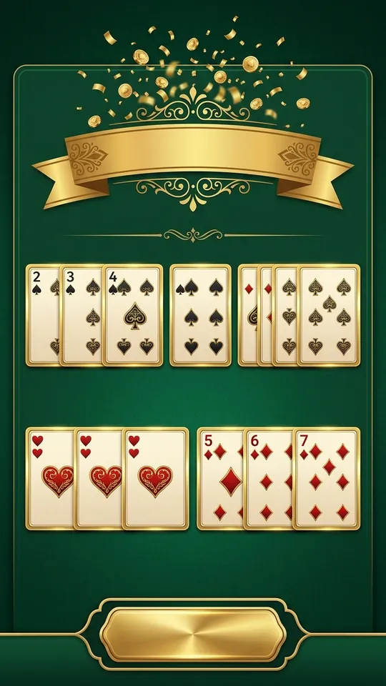 Master Rummy winning round screen