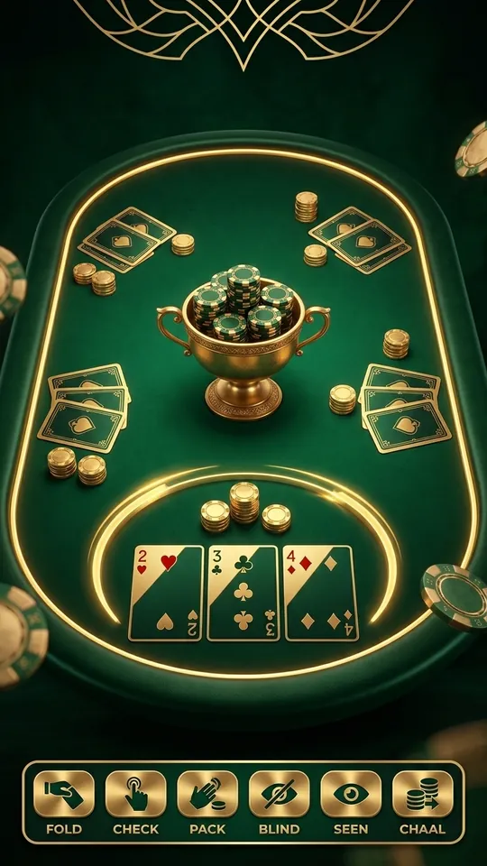 Master TeenPatti table screen in the Master Games app